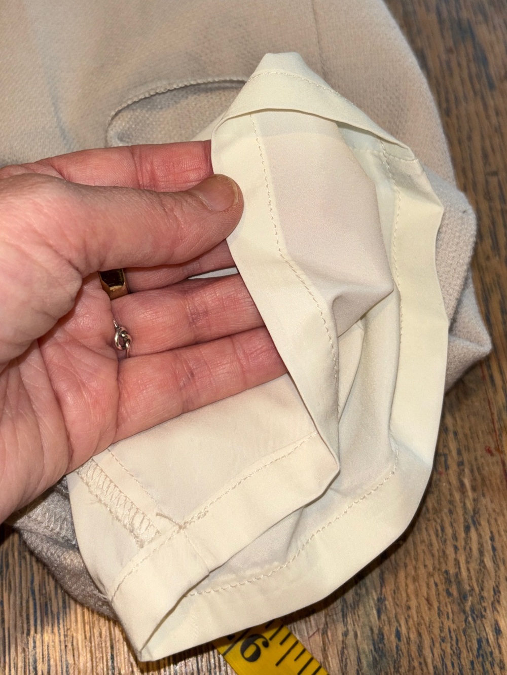 IRIS SETLAKWE Tailored Fully Lined Pants Beige Size 10 - Picture 8 of 11